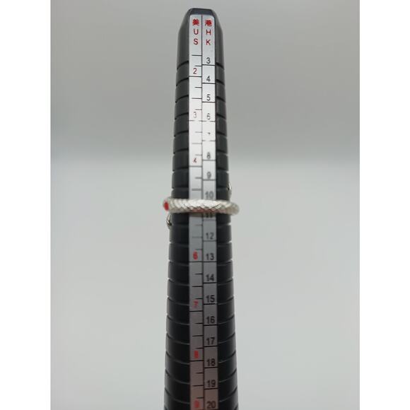 New Adjustable Red Enamel Snake Ring - Picture 3 of 5